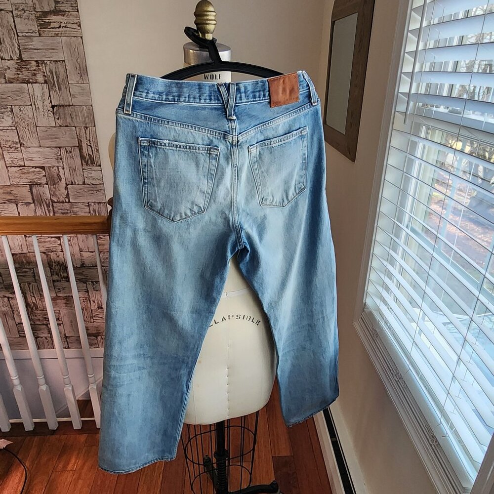POINT SUR Canyon Mid-rise Boyfriend Jean Selvedge Edition Size 28 - Picture 2 of 8